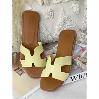 Sandalias Planas H Amarillo