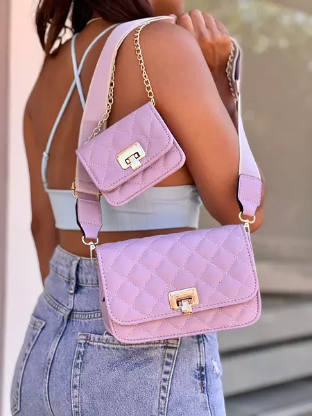 Hermosos Bolsos Color Rosa 2 En 1