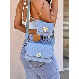 Hermosos Bolsos Azules 2 En 1
