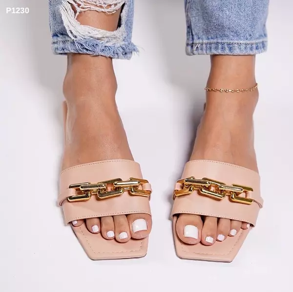 Sandalias Planas Nude