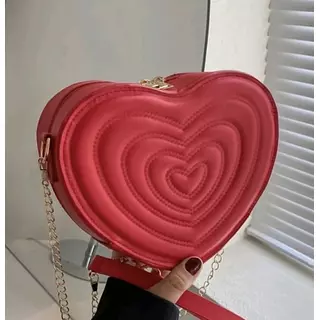 Corazón Espiral Rojo