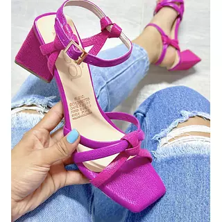 Sandalias Fucsia